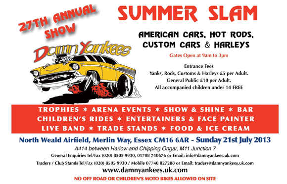 Damn Yankees Summer Slam @ North Weald Airfield